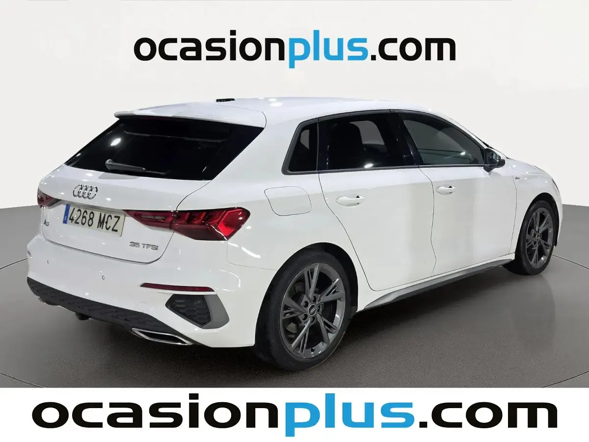 Usado Audi A3 Sportback S-Line 150 CV (110 kW) 2022 Blanco Utilitario
