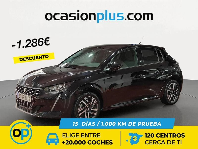 Usado Peugeot 208 Allure 100 CV (73 kW) 2023 Negro Utilitario