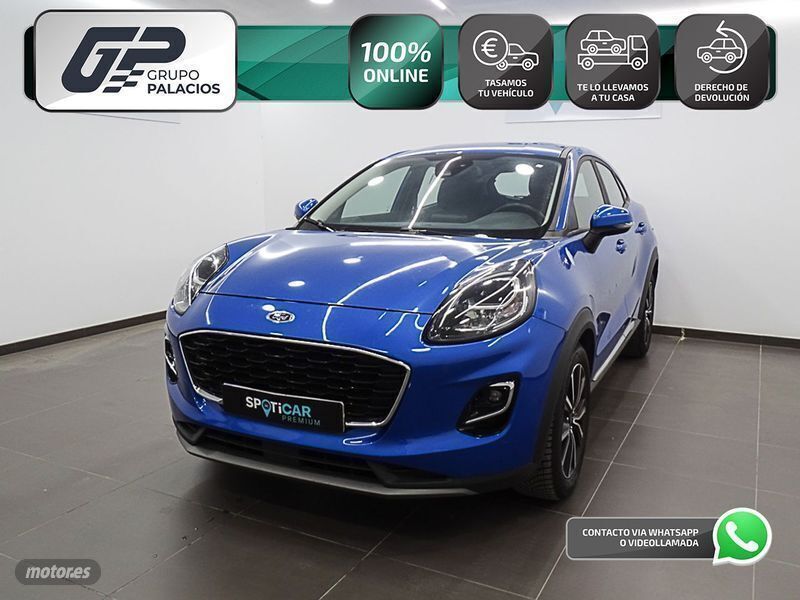 Azul Usado 2020 Ford Puma Titanium Coupe | 18.995 € - Imagen 1/4