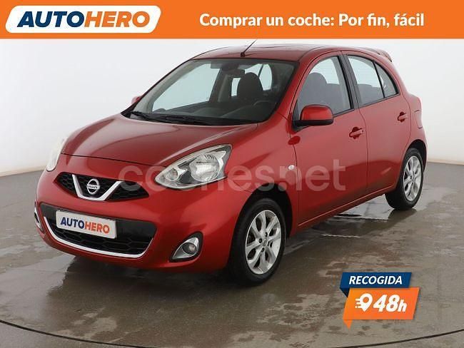 Rojo Usado 2016 Nissan Micra Acenta Berlina | 8599 € (Un poco caro) - Imagen 1/3