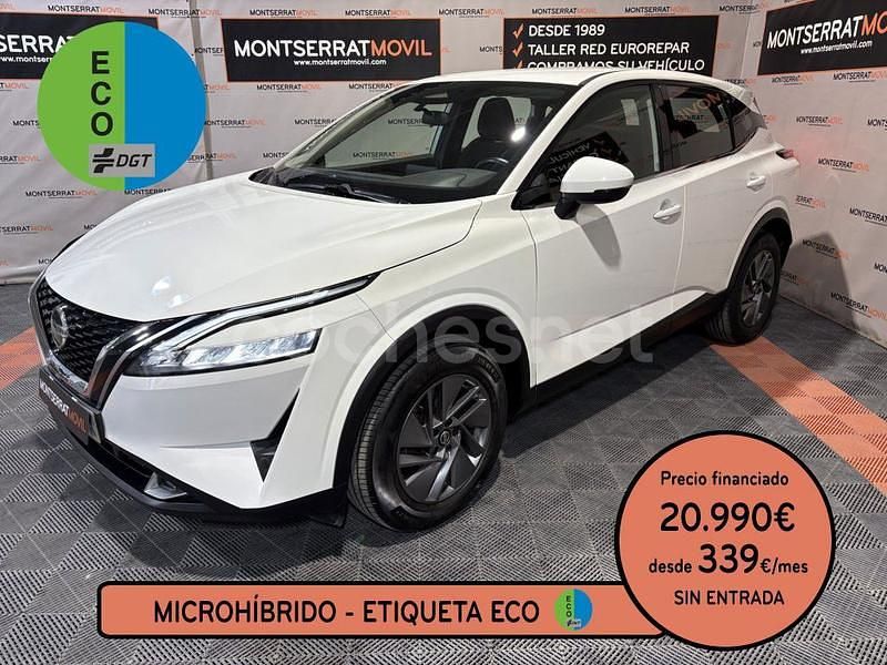 Blanco Usado 2021 Nissan Qashqai Acenta SUV | 22.490 € (Un poco caro) - Imagen 1/4