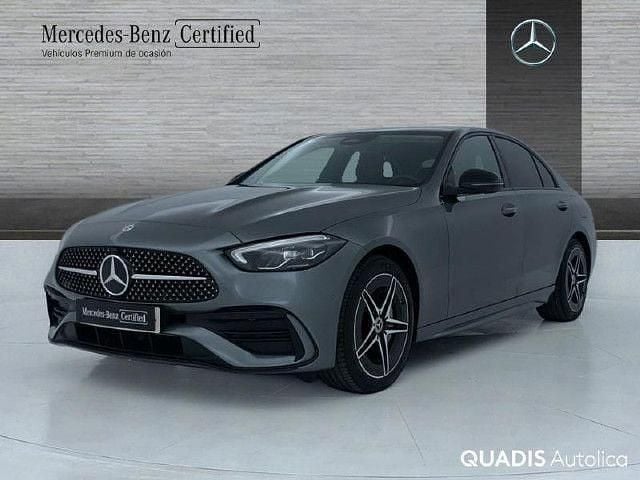 Gris selenita Usado 2024 Mercedes C300e AMG line | 44.900 € (Super precio) - Imagen 1/4