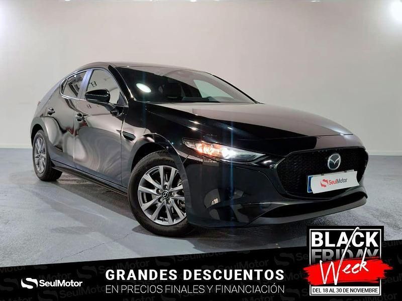 Negro Usado 2021 Mazda 3 Berlina | 19.499 € (Precio justo) - Imagen 1/4