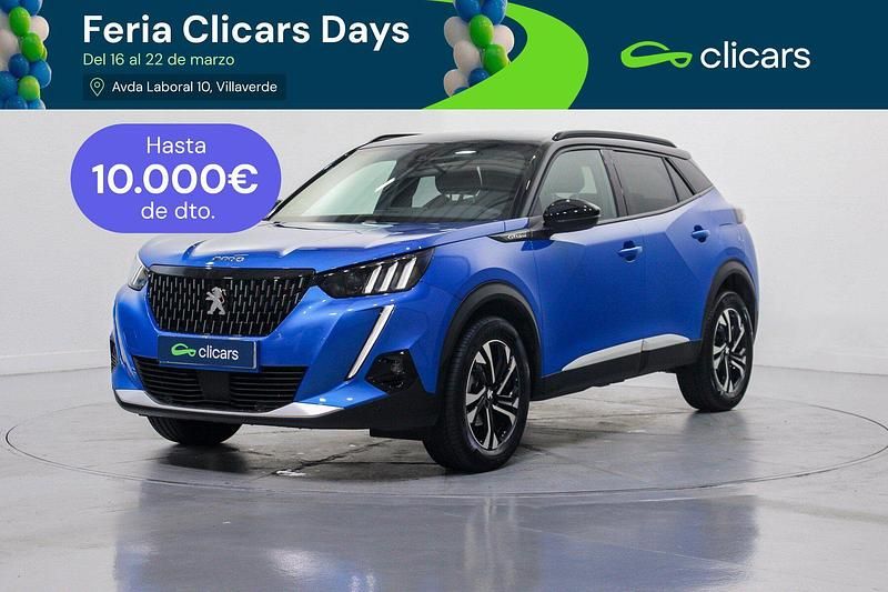 Usado Peugeot 2008 GT-line 130 CV (95 kW) 2020 Azul SUV