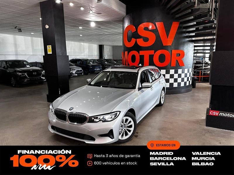 Gris Usado 2021 BMW 318 Familiar | 23.850 € (Precio justo) - Imagen 1/4