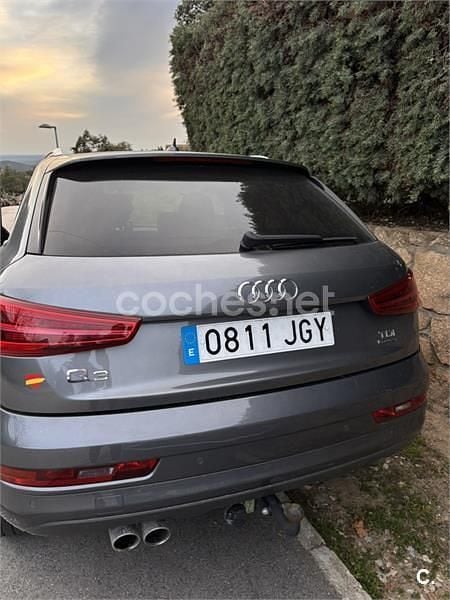 Usado Audi Q3 150 CV (110 kW) 2015 Gris / plata SUV