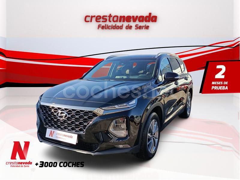 Negro Usado 2021 Hyundai Santa Fe Style SUV | 35.990 € (Precio justo) - Imagen 1/4