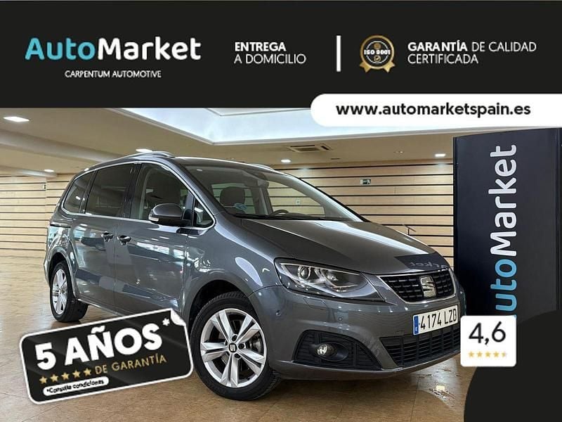 Azul Usado 2022 Seat Alhambra XCELLENCE Monovolumen | 21.400 € (Precio justo) - Imagen 1/4