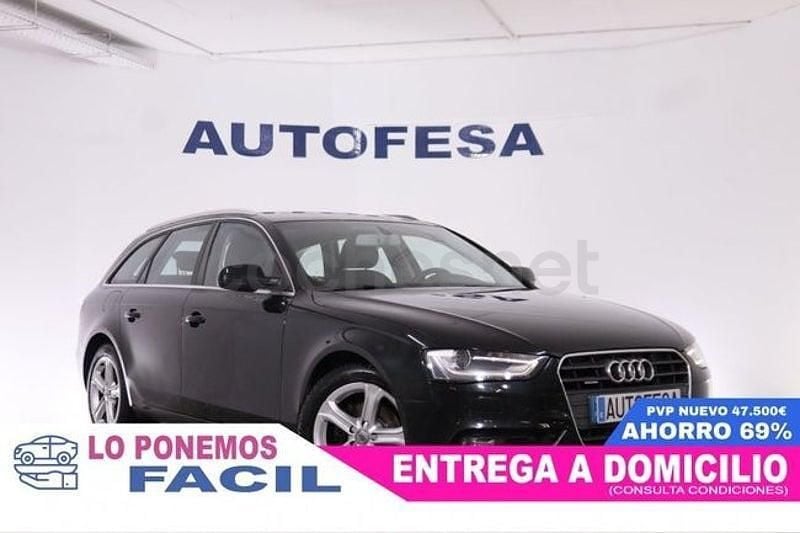 Usado Audi A4 190 CV (139 kW) 2015 Negro Familiar