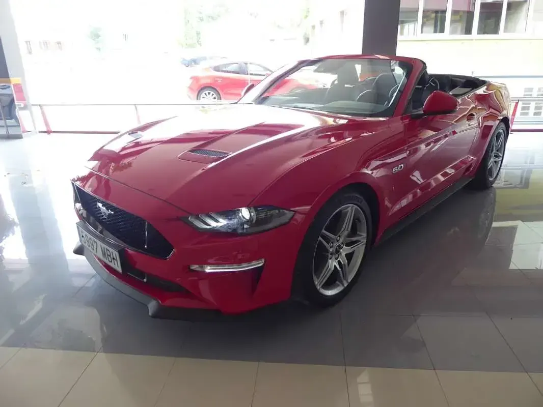 Usado Ford Mustang GT Convertible 450 CV (330 kW) 2022 Rojo Descapotable