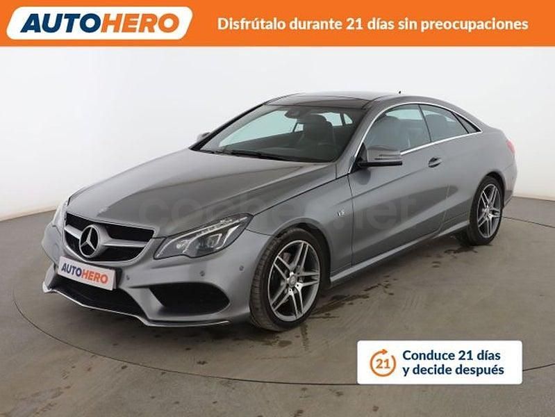 Usado Mercedes E350 258 CV (189 kW) 2015 Gris / plata Coupe
