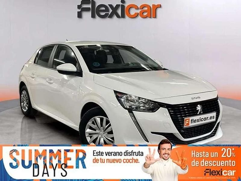 Blanco Usado 2021 Peugeot 208 Active Utilitario | 11.490 € (Super precio) - Imagen 1/4