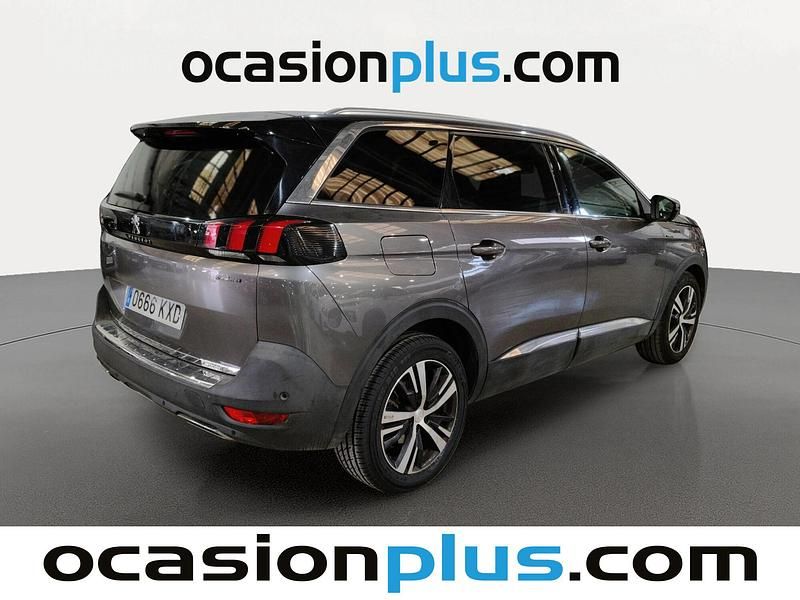 Usado Peugeot 5008 GT-line 130 CV (95 kW) 2019 Gris SUV