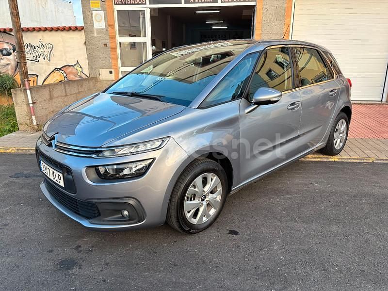 Gris / plata Usado 2018 Citroën C4 Picasso Feel Monovolumen | 7900 € (Super precio) - Imagen 1/4