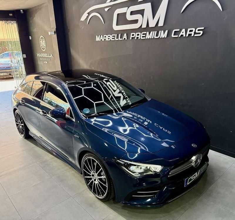 Usado Mercedes CLA45 AMG Shooting Brake AMG 306 CV (225 kW) 2022 Azul Familiar