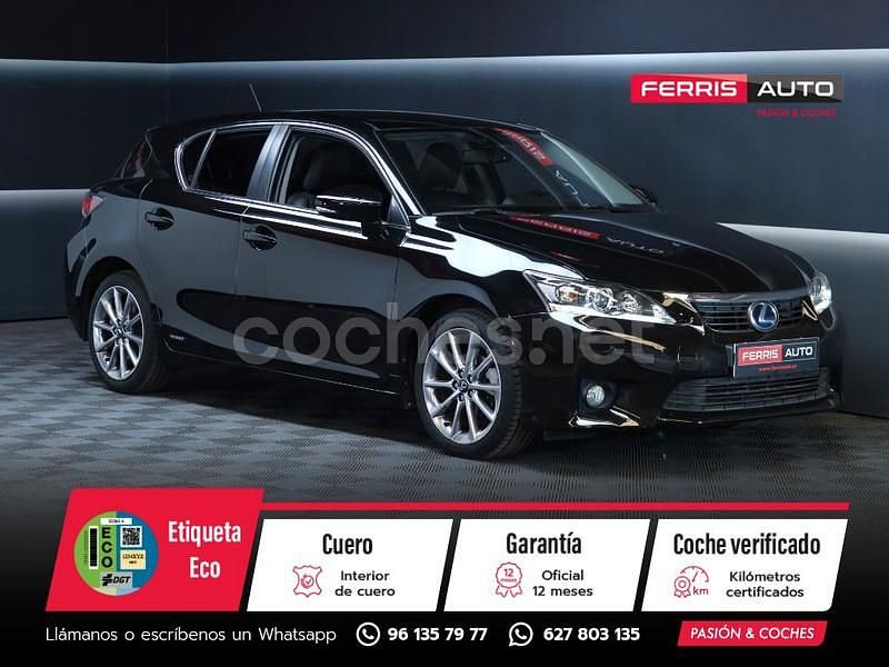 Negro Usado 2013 Lexus CT200h Executive Line Berlina | 15.990 € (Caro) - Imagen 1/4