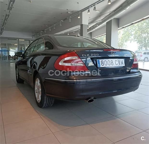 Usado Mercedes CLK200 Elegance 163 CV (119 kW) 2004 Azul Coupe