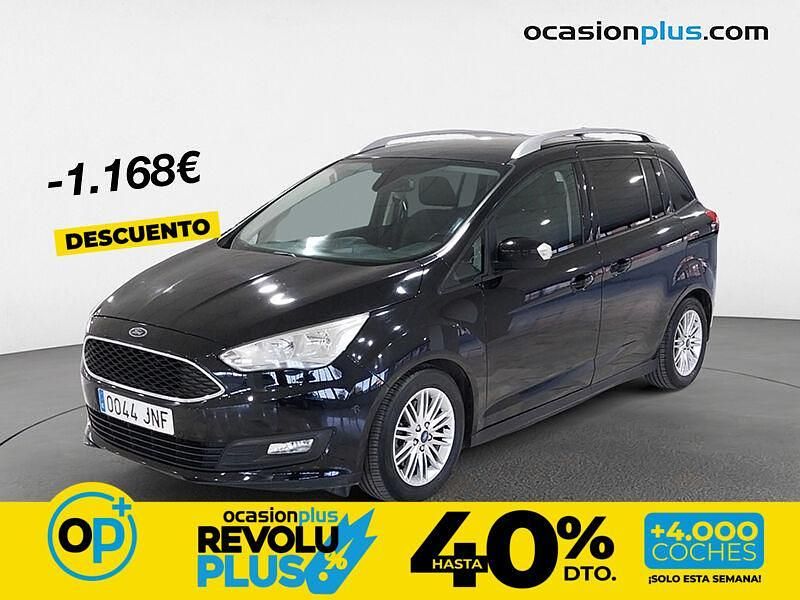 Usado Ford C-MAX Trend+ 125 CV (91 kW) 2016 Negro Monovolumen