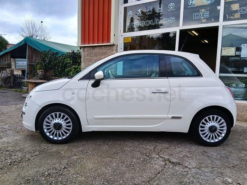 Usado Fiat 500 Lounge 69 CV (50 kW) 2012 Blanco Berlina