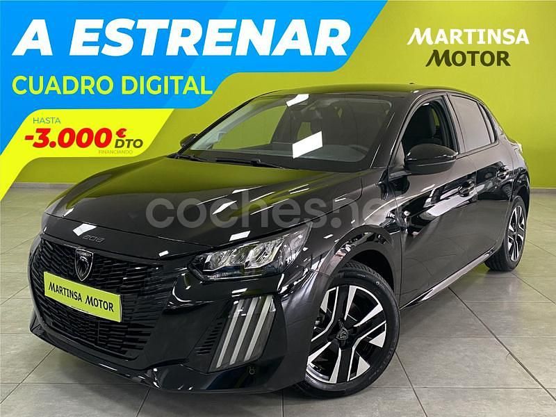 Negro Nuevo 2025 Peugeot 208 Allure Utilitario | 19.300 € (Precio justo) - Imagen 1/4