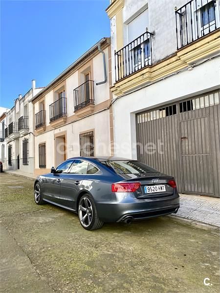 Usado Audi A5 Sportback S-Line 170 CV (125 kW) 2014 Gris / plata Utilitario