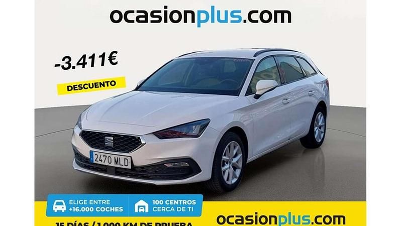 Blanco Usado 2023 Seat Leon ST Style Familiar | 16.522 € (Precio justo) - Imagen 1/4