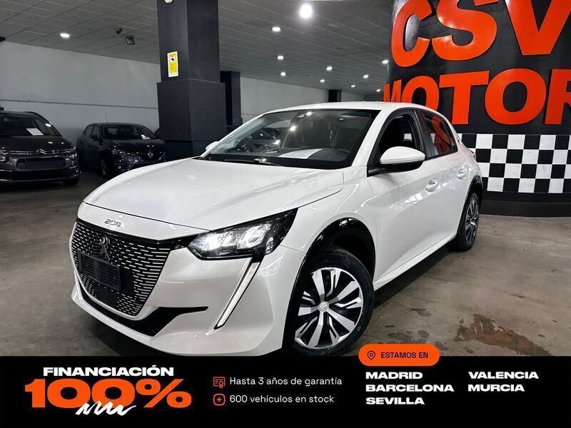 Blanco Usado 2022 Peugeot e-208 Active Utilitario | 14.448 € (Precio justo) - Imagen 1/4