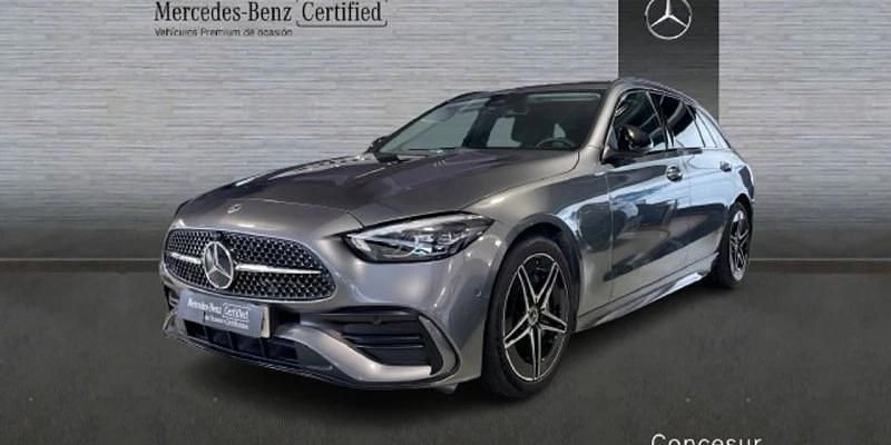 Gris Usado 2025 Mercedes C220 Familiar | 46.900 € (Precio justo) - Imagen 1/4