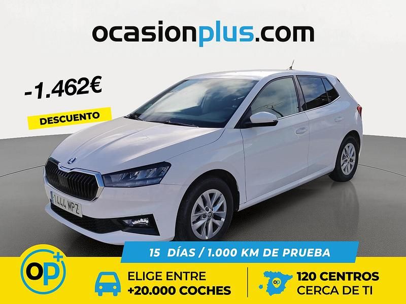 Blanco Usado 2024 Skoda Fabia Selection Berlina | 16.090 € (Precio justo) - Imagen 1/4