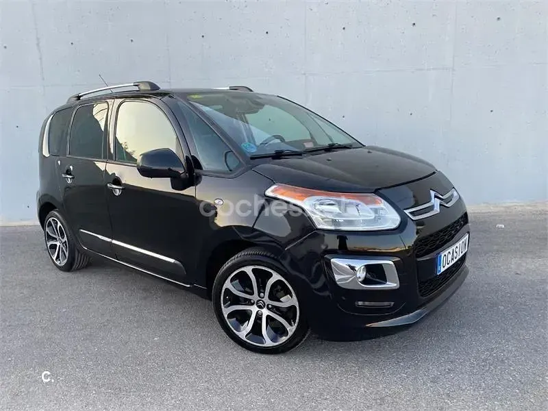 Usado Citroën C3 Picasso Exclusive 99 CV (72 kW) 2016 Negro Monovolumen