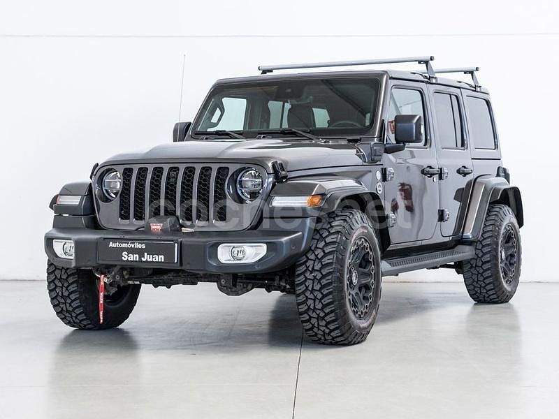 Negro Usado 2022 Jeep Wrangler Sahara SUV | 65.990 € (Caro) - Imagen 1/4