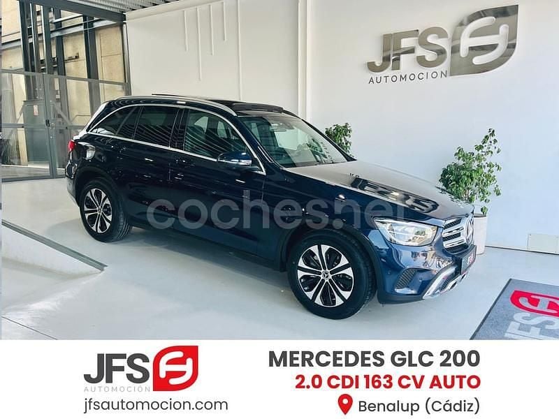 Azul Usado 2022 Mercedes GLC200 SUV | 36.499 € (Precio justo) - Imagen 1/4