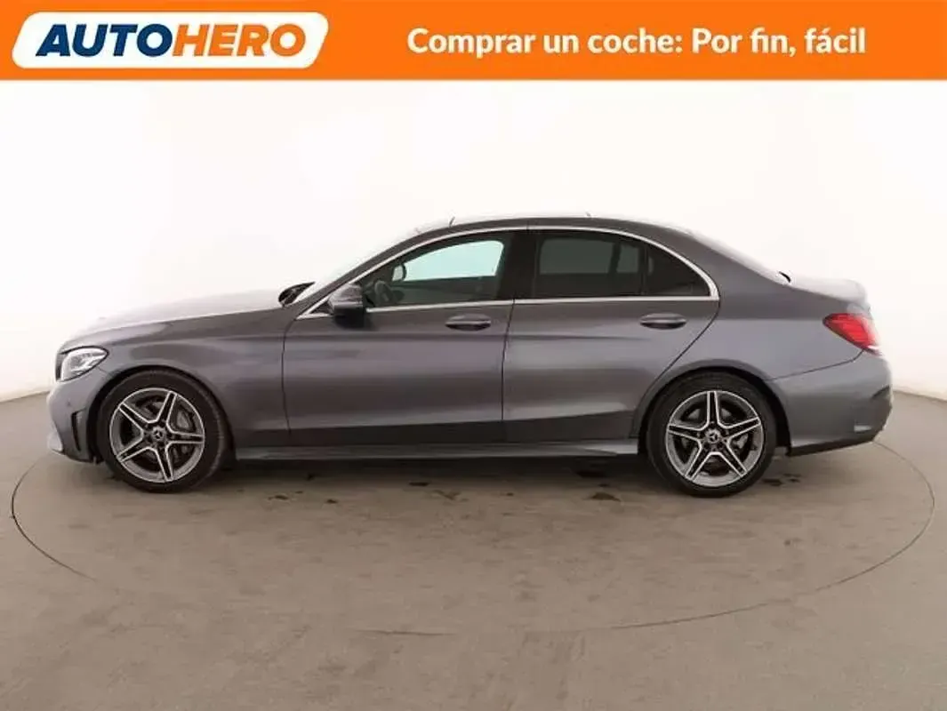 Usado Mercedes C200 AMG line 197 CV (144 kW) 2020 Gris Berlina