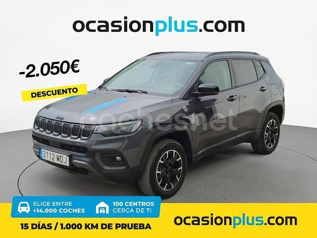 Blanco Usado 2023 Jeep Compass Trailhawk SUV | 22.550 € (Buen precio) - Imagen 1/4