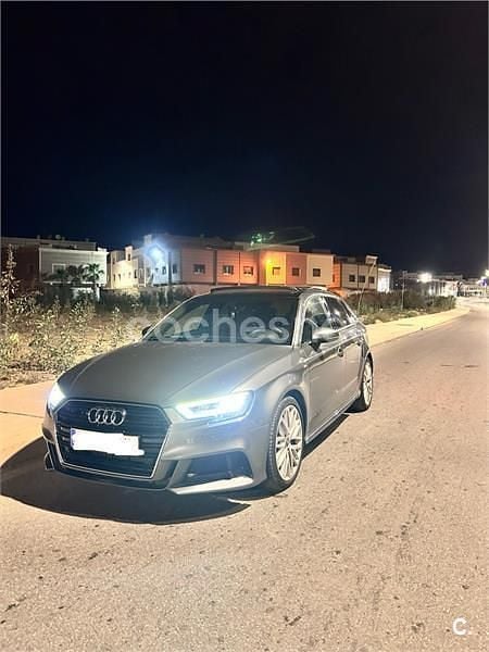 Usado Audi A3 S-Line 116 CV (85 kW) 2019 Gris / plata Berlina