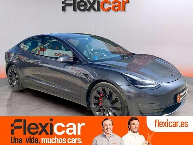 Gris Usado 2021 Tesla Model 3 Standard Range Berlina | 28.490 € (Caro) - Imagen 1/4