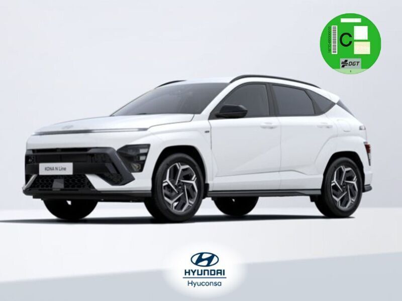Blanco Nuevo 2024 Hyundai Kona N Line SUV | 29.100 € (Precio justo) - Imagen 1/4