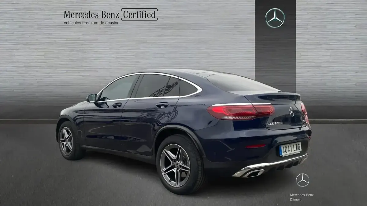Usado Mercedes GLC300 245 CV (180 kW) 2021 Azul SUV