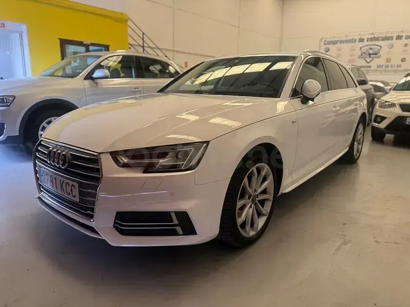 Occasion Audi A4 S-Line 150 PK (110 kW) 2018 Wit Stationwagen