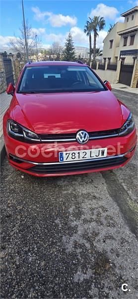 Usado VW Golf VII Advance 115 HP (84 kW) 2020 Vermelho Carrinha