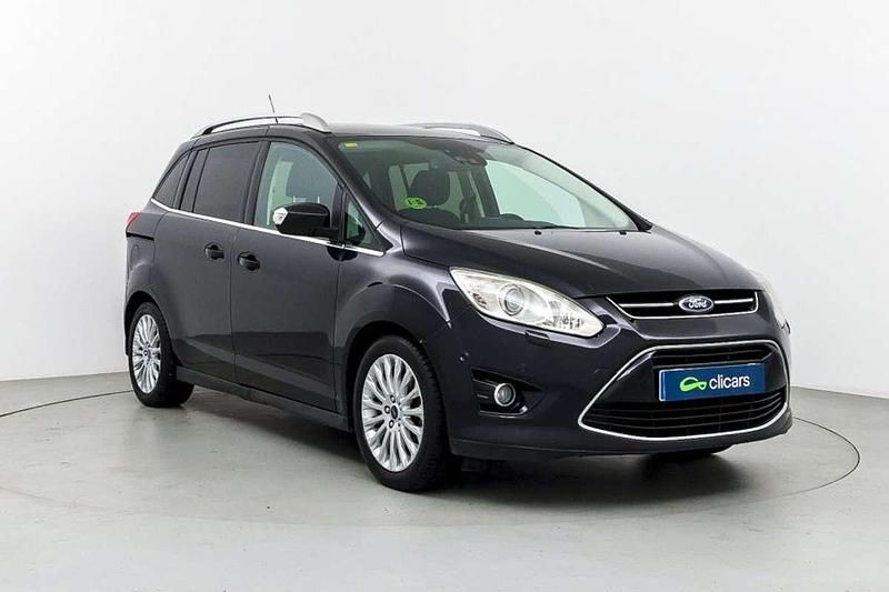 Usado Ford Grand C-Max Titanium 125 CV (91 kW) 2014 Negro Monovolumen