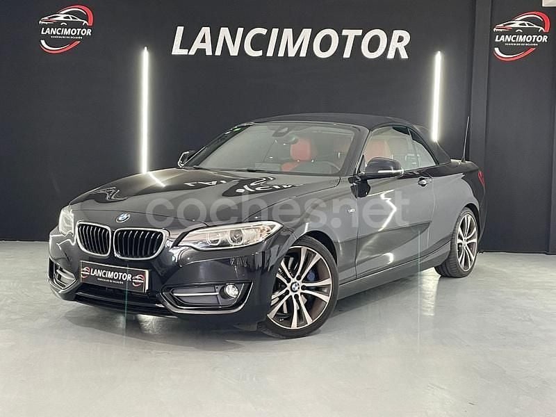 Negro Usado 2015 BMW 228 Sport Line Descapotable | 24.990 € - Imagen 1/4