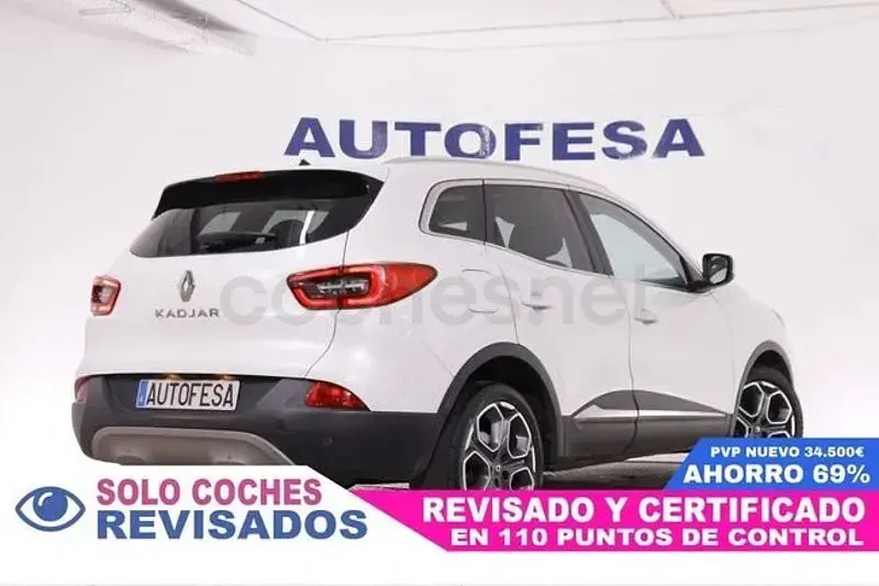 Usado Renault Kadjar Intens 130 CV (95 kW) 2015 Blanco SUV