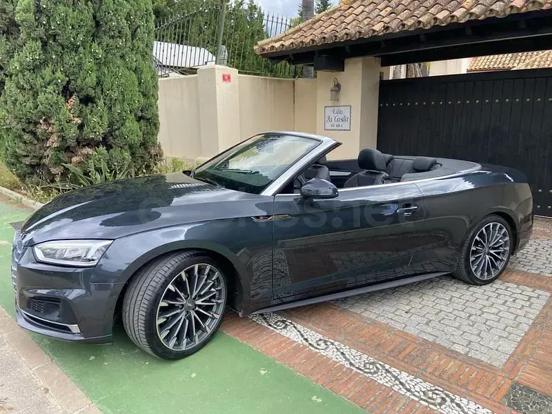 Usado Audi A5 Cabriolet S-Line 252 CV (185 kW) 2018 Azul Descapotable