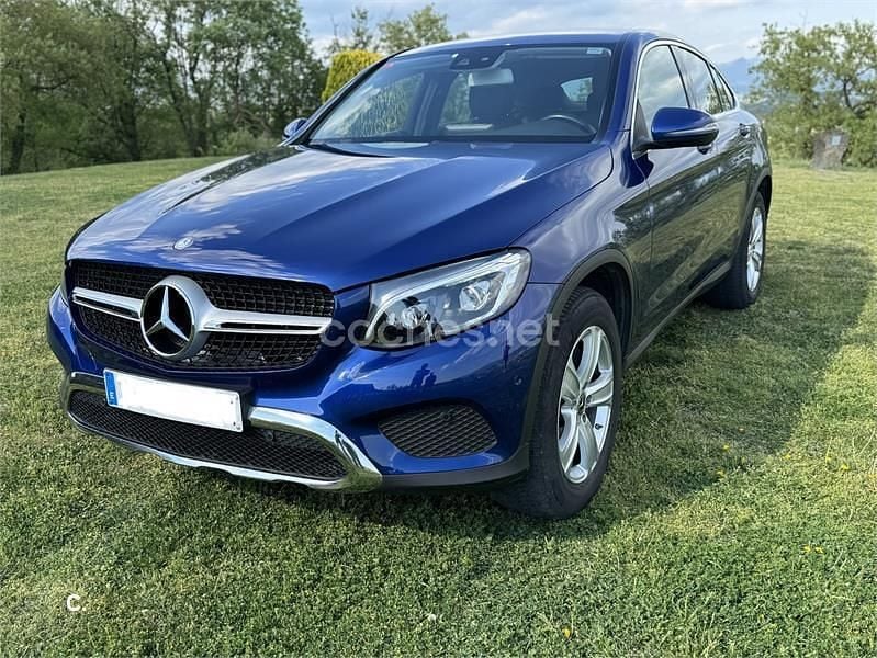 Usado Mercedes GLC250 211 CV (155 kW) 2017 Azul Coupe