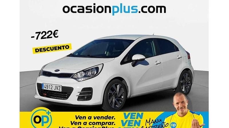 Usado Kia Rio 75 CV (55 kW) 2017 Blanco Utilitario