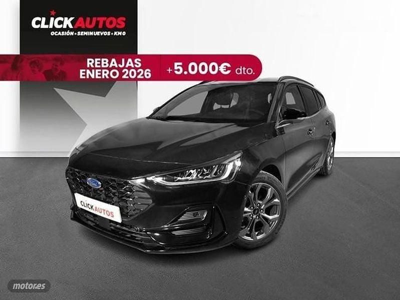 Usado Ford Focus ST-Line 125 CV (91 kW) 2024 Negro Familiar