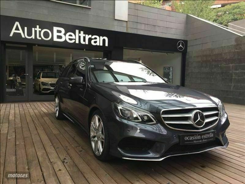 Usado Mercedes E350 Elegance 258 CV (189 kW) 2014 Negro Familiar