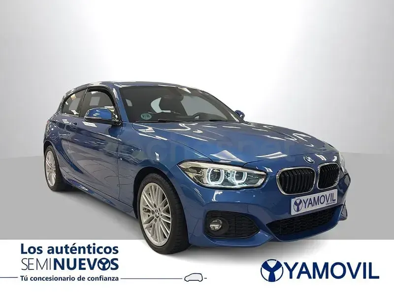 Usado BMW 118 Shadowline 150 CV (110 kW) 2018 Azul Berlina