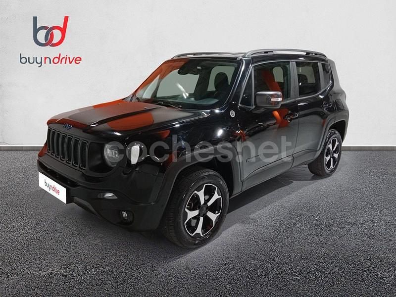 Negro Usado 2022 Jeep Renegade Trailhawk SUV | 21.990 € (Precio justo) - Imagen 1/4